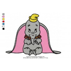 Dumbo 04 Embroidery Designs